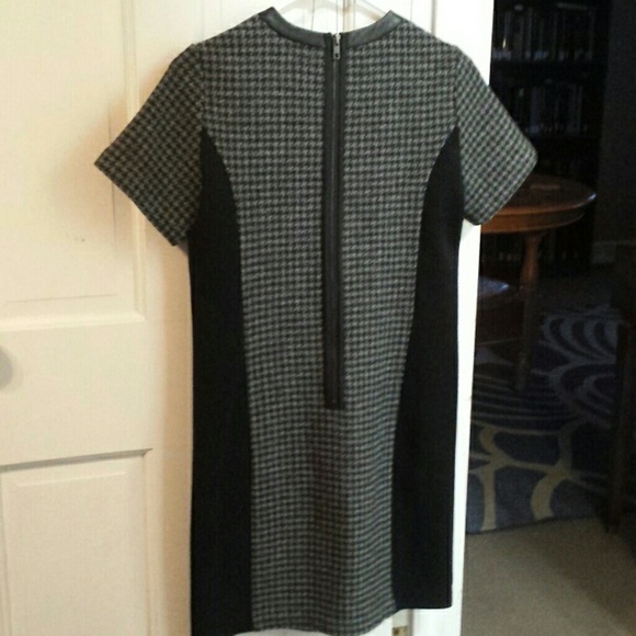 J. Crew mixed houndstooth dress size 0 - Picture 4 of 4